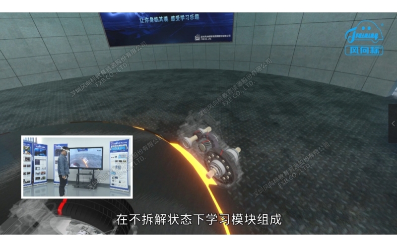 智能虛擬純電動汽車驅動電機實訓系統
