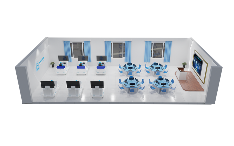 智能網(wǎng)聯(lián)汽車智能座艙實訓室